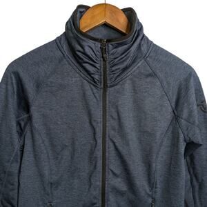 Moosejaw Mountaineering Softshell Jacket Small Zip Thumbhole Pockets Outdoor